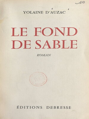 cover image of Le fond de sable